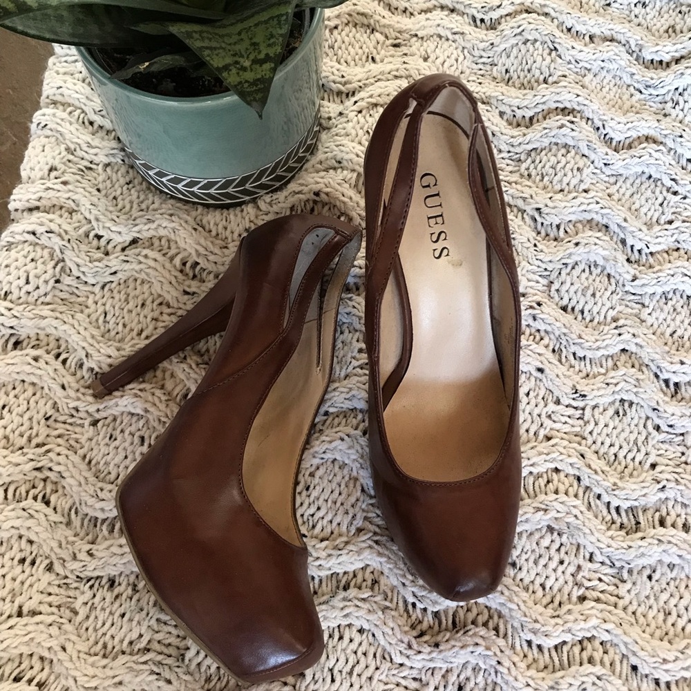 Guess Brown High Heels